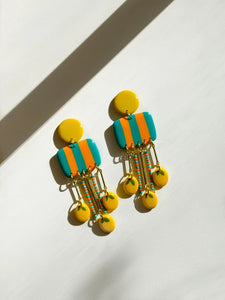 Striped Lemons Earrings