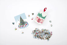 Holiday Puzzle Ornaments – 130-Piece Mini Puzzles (Multiple Styles)