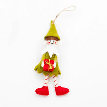 Fair Trade Elf Felt Ornaments