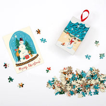 Holiday Puzzle Ornaments – 130-Piece Mini Puzzles (Multiple Styles)