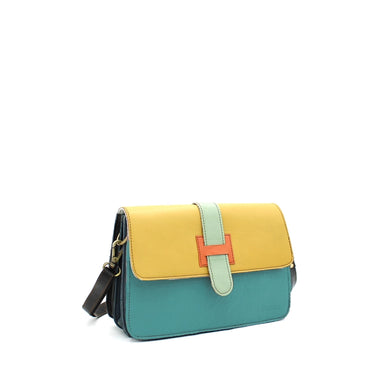 Jana Reversible Recycled Leather Crossbody Bag