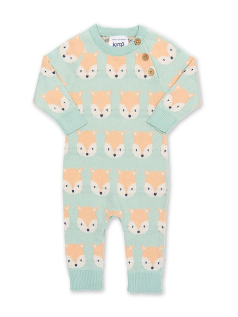 Knit Fox Romper