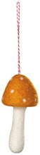 Toadstool Felt Christmas Ornaments
