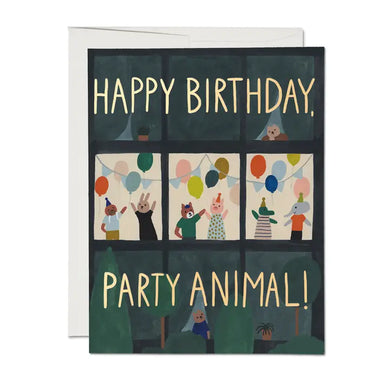 Happy Birthday Party Animal Birthday Greeting Card