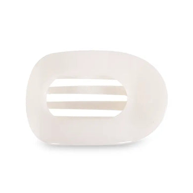 Coconut White - Flat Round Hair Clip