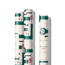 Santa Chimney Holiday Wrapping Paper