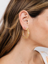 Goa Resin Hoops Gold