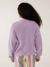 Fisherman Fair Trade Cotton Cardigan - Lilac