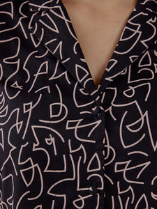 Black Lines Fair Trade Camp Shirt