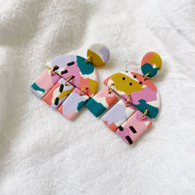 Parker | Abstract Patterned Polymer Clay Earrings