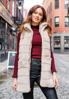 Weekender Zip Vest-Stone