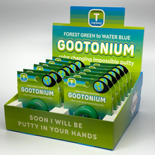 Gootonium: Thermo Forest Green to Water Blue Putty