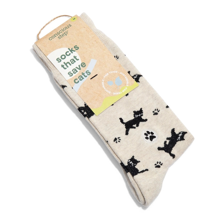 Socks That Save Cats (Beige Cats)