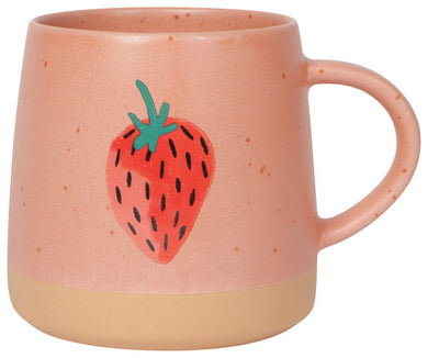 Berry Sweet Strawberry Decal Mug