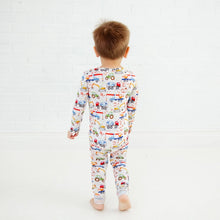 Diggin' Bedtime Construction Trucks Convertible Footie