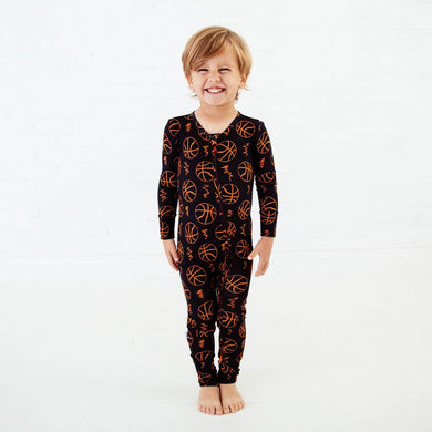 Hoop Dreams Basketball 🏀 Bamboo Convertible Footie Pajamas (Copy)