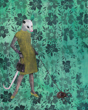 Possum with Pet Tick Art Print