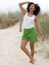 Newton Organic Cotton Twill Shorts in Ivy
