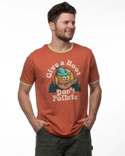 Give A Hoot Ringer Tee - Spice