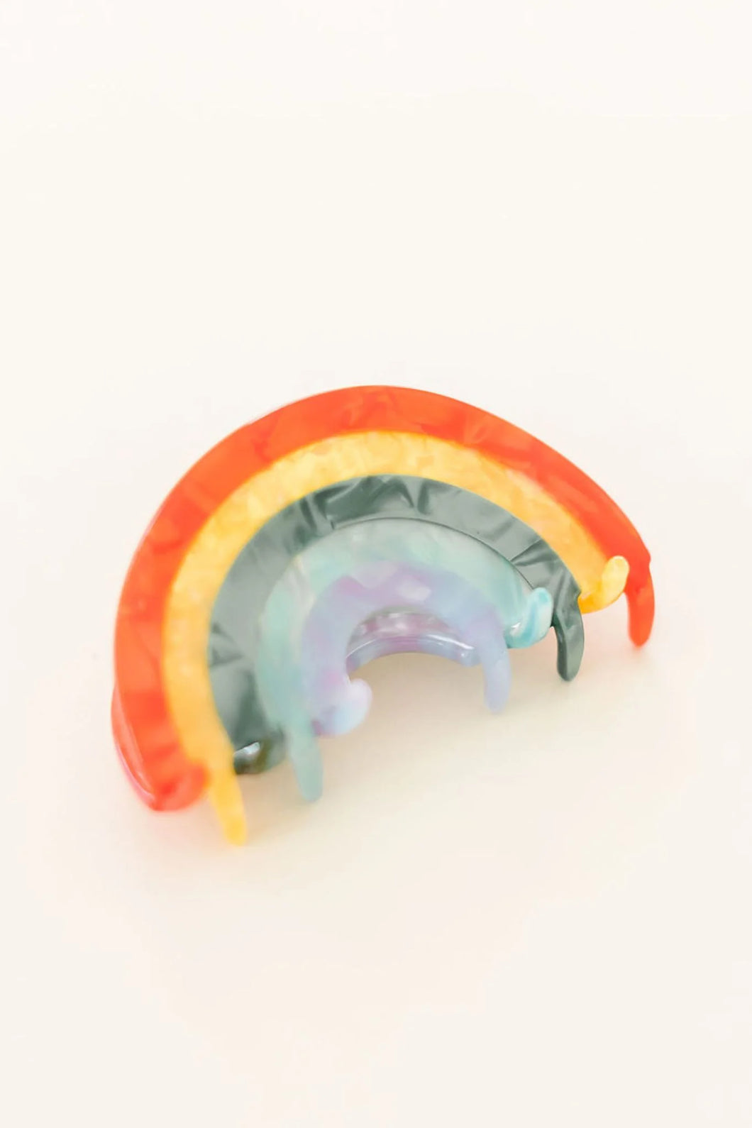 Rainbow Claw Hair Clip