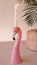 Ceramic Flamingo Taper Candle Holder
