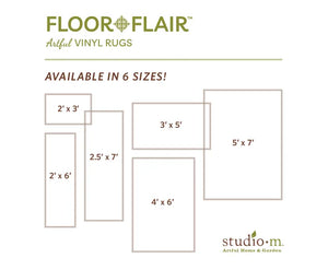 Folk Friends Floor Flair Vinyl Mats (Multiple Styles)