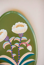 Hand Painted Botanical Oval Trays