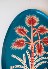 Hand Painted Botanical Oval Trays