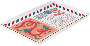 Santa Mail Christmas Dish