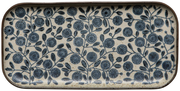Calendula Stoneware Serving Platter