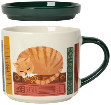 Book Club Mug with Lid