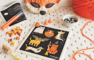 Costume Party Swedish Dishcloth