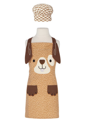 Dog Daydream Kids Apron & Hat Set