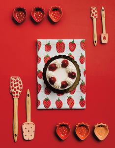 Berry Sweet Strawberry Spatulas (Set of 2)