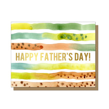 Happy Father's Day Gold Foil Greeting Card