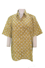 Men’s Button Down Shirt—Gold Leaf