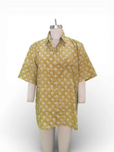 Men’s Button Down Shirt—Gold Leaf