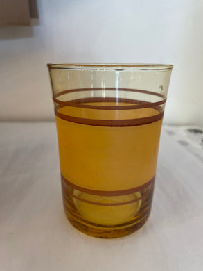 Vintage/Previously Adored Amber Drinking Glasses (Set of 5)