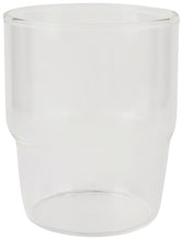 Clear Stacked Water Tumblers (Set of 2, Multiple Sizes)
