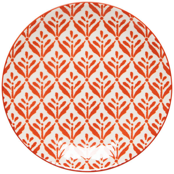 Copper Leaves 6 inch Appetizer Plate