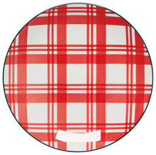 Holiday Plaid Appetizer Plate (Multiple Styles)