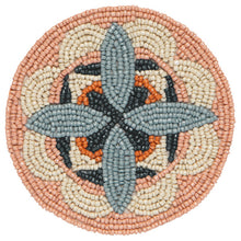 Hand-Beaded Formation Disco Coasters (Set of 4)