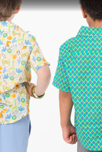 Safari Sketch– Boys’ Cotton Shirt with Coconut Buttons
