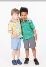 Safari Sketch– Boys’ Cotton Shirt with Coconut Buttons