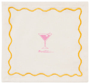 Happy Hour Cocktail Napkins (Set of 4)