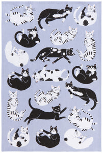 Meow & Forever Set of 2 Cat Dishtowels/Tea Towels