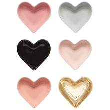 Heart Shaped Dip or Pinch Bowls (Multiple Colors)