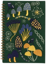 Wildgrove Embroidered Cotton/Linen Cover Notebook