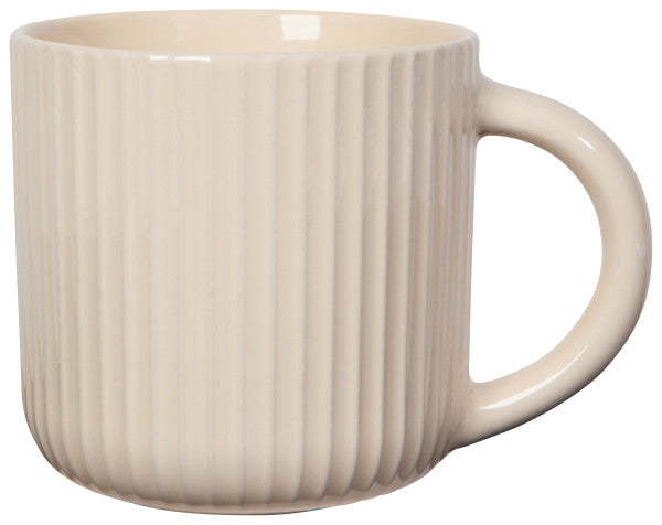 Ecru Fluted Mug