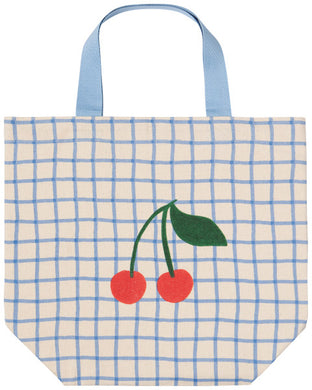 Very Cherry Pocket Tote Bag